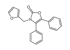 3-(furan-2-ylmethyl)-4,5-diphenyl-1,3-oxazol-2-one