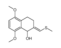 (E)-5,8-dimethoxy-2-((methylthio)methylene)-1,2,3,4-tetrahydronaphthalen-1-ol