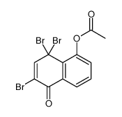 (6,8,8-tribromo-5-oxonaphthalen-1-yl) acetate