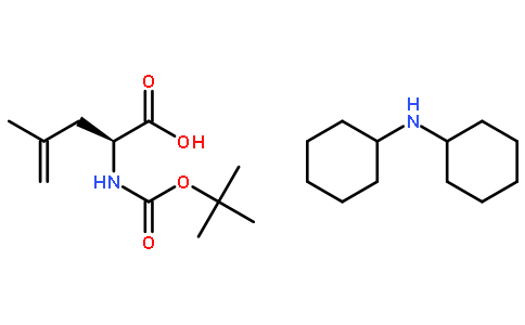 (S)-2-((叔丁氧基羰基)氨基)-4-甲基戊-4-烯酸 二环己胺盐