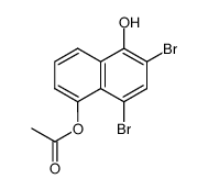 5-acetoxy-2,4-dibromonaphthol