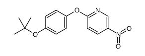 2-[4-[(2-methylpropan-2-yl)oxy]phenoxy]-5-nitropyridine