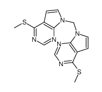 4-methylsulfanyl-7-[(4-methylsulfanylpyrrolo[2,3-d]pyrimidin-7-yl)methyl]pyrrolo[2,3-d]pyrimidine
