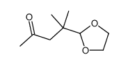 4-(1,3-dioxolan-2-yl)-4-methylpentan-2-one