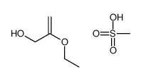 2-ethoxyprop-2-en-1-ol,methanesulfonic acid