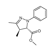 3,4-Dimethyl-1-phenyl-2-pyrazolin-5-carbonsaeure-methylester