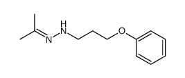 1-phenoxy-3-((1-methylethylidene)hydrazino)propane