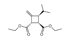 diethyl (1S,2R,3S)-3-isopropyl-4-methylenecyclobutane-1,2-dicarboxylate