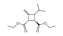 diethyl (1S,2R,3R)-3-isopropyl-4-methylenecyclobutane-1,2-dicarboxylate