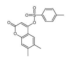 (6,7-dimethyl-2-oxochromen-4-yl) 4-methylbenzenesulfonate