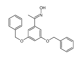 N-[1-[3,5-bis(phenylmethoxy)phenyl]ethylidene]hydroxylamine