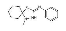 4-methyl-N-phenyl-1-thia-3,4-diazaspiro[4.5]dec-2-en-2-amine