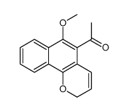 1-(6-methoxy-2H-benzo[h]chromen-5-yl)ethanone