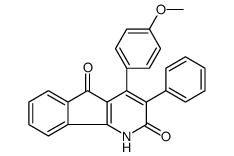 4-(4-methoxyphenyl)-3-phenyl-1H-indeno[1,2-b]pyridine-2,5-dione