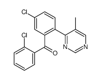 [5-chloro-2-(5-methylpyrimidin-4-yl)phenyl]-(2-chlorophenyl)methanone