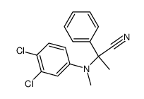 2-(N-Methyl-3,4-dichloranilino)-2-methyl-2-phenylacetonitril