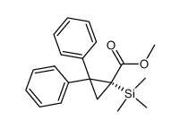 methyl (R)-2,2-diphenyl-1-(trimethylsilyl)cyclopropane-1-carboxylate