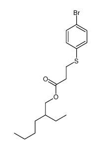 2-ethylhexyl 3-(4-bromophenyl)sulfanylpropanoate