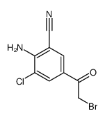 2-amino-5-(2-bromoacetyl)-3-chlorobenzonitrile