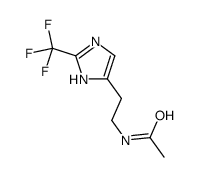 N-[2-[2-(trifluoromethyl)-1H-imidazol-5-yl]ethyl]acetamide