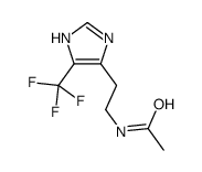 N-[2-[4-(trifluoromethyl)-1H-imidazol-5-yl]ethyl]acetamide