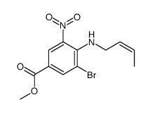 methyl 3-bromo-4-(but-2-enylamino)-5-nitrobenzoate
