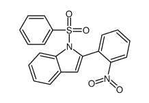 1-(benzenesulfonyl)-2-(2-nitrophenyl)indole