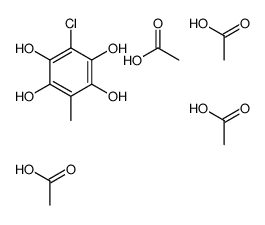 acetic acid,3-chloro-6-methylbenzene-1,2,4,5-tetrol