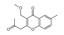 3-(methoxymethyl)-6-methyl-2-(2-oxopropyl)chromen-4-one