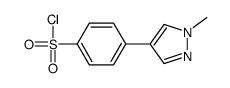 4-(1-methylpyrazol-4-yl)benzenesulfonyl chloride