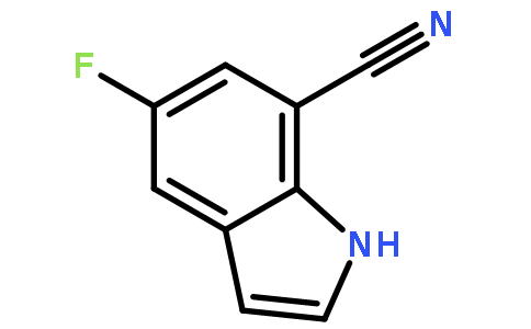 5-氟-1H-吲哚-7-甲腈