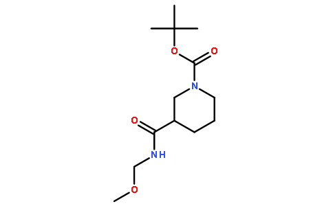 3R-1-BOC-3-[甲氧基(甲基)氨基甲酰]哌啶