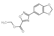 Ethyl 3-(1,3-benzodioxol-5-yl)-1,2,4-oxadiazole-5-carboxylate