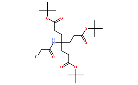 Bis(2-methyl-2-propanyl) 4-[(bromoacetyl)amino]-4-{3-[(2-methyl-2 -propanyl)oxy]-3-oxopropyl}heptanedioate