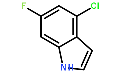 4-氯-6-氟-1H-吲哚