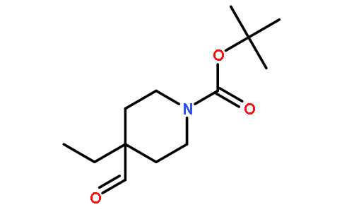 1-Boc-4-乙基-4-甲酰基-哌啶