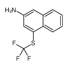 4-(trifluoromethylsulfanyl)naphthalen-2-amine