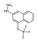 [4-(trifluoromethylsulfanyl)naphthalen-2-yl]hydrazine