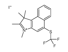 1,1,2,3-tetramethyl-5-(trifluoromethylsulfanyl)benzo[e]indol-3-ium,iodide