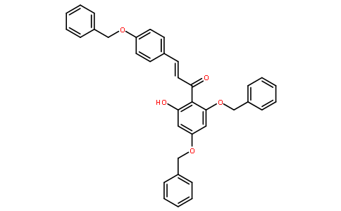 E-3-(4-苄氧基)-1-(2.4-二苄氧基-6-羟基)苯基)丙烯酮