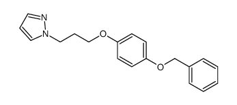 1-[3-(4-phenylmethoxyphenoxy)propyl]pyrazole