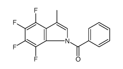 Methanone, phenyl(4,5,6,7-tetrafluoro-3-methyl-1H-indol-1-yl)