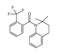 (2,2-dimethyl-3,4-dihydroquinolin-1-yl)-[2-(trifluoromethyl)phenyl]methanone