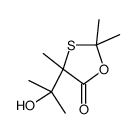 4-(2-hydroxypropan-2-yl)-2,2,4-trimethyl-1,3-oxathiolan-5-one