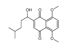 2-(1-hydroxy-4-methylpentyl)-5,8-dimethoxynaphthalene-1,4-dione