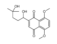 2-(1,4-dihydroxy-4-methylpentyl)-5,8-dimethoxynaphthalene-1,4-dione