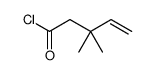 3,3-dimethylpent-4-enoyl chloride