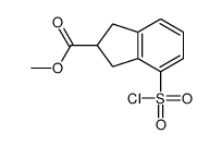 4-氯磺酰基-2,3-二氢-1H-茚-2-羧酸甲酯