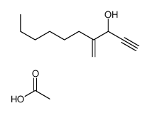 acetic acid,4-methylidenedec-1-yn-3-ol
