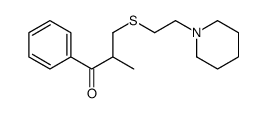 2-methyl-1-phenyl-3-(2-piperidin-1-ylethylsulfanyl)propan-1-one